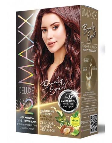 Maxx Deluxe Hair Color 4.6 SECRET RED