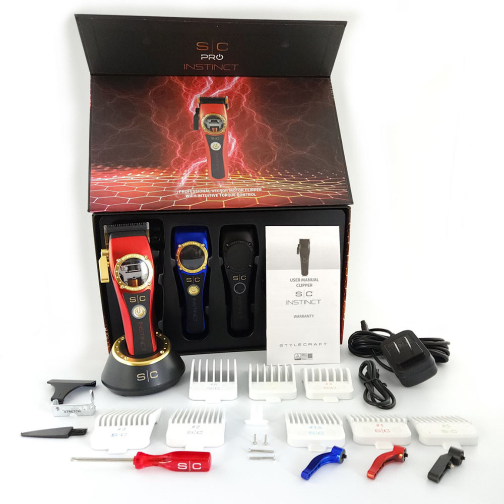 StyleCraft Instict Επαγγελματική Επαναφορτιζόμενη Κουρευτική Μηχανή HCSC607M