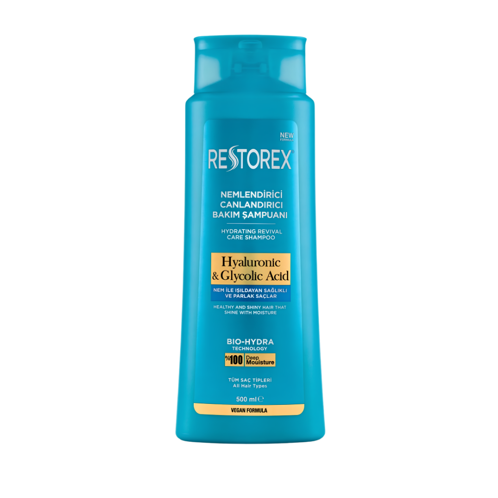 Restorex - Επανορθωτικό Σαμπουάν με Hyaluronic & Glycolic Acid 500 ml