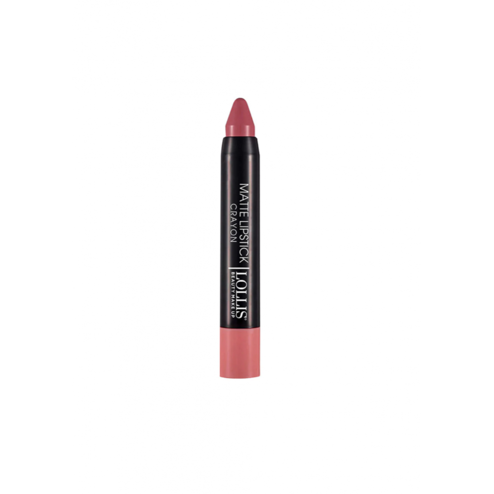 Lollis – Matte Lipstick Crayon 01 Contessa Rose 3 g