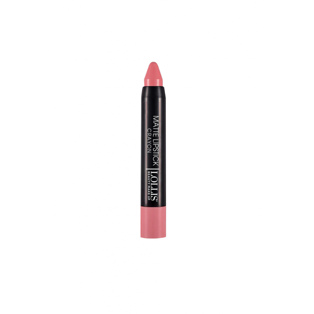 Lollis – Matte Lipstick Crayon 03 New York Pink 3 g