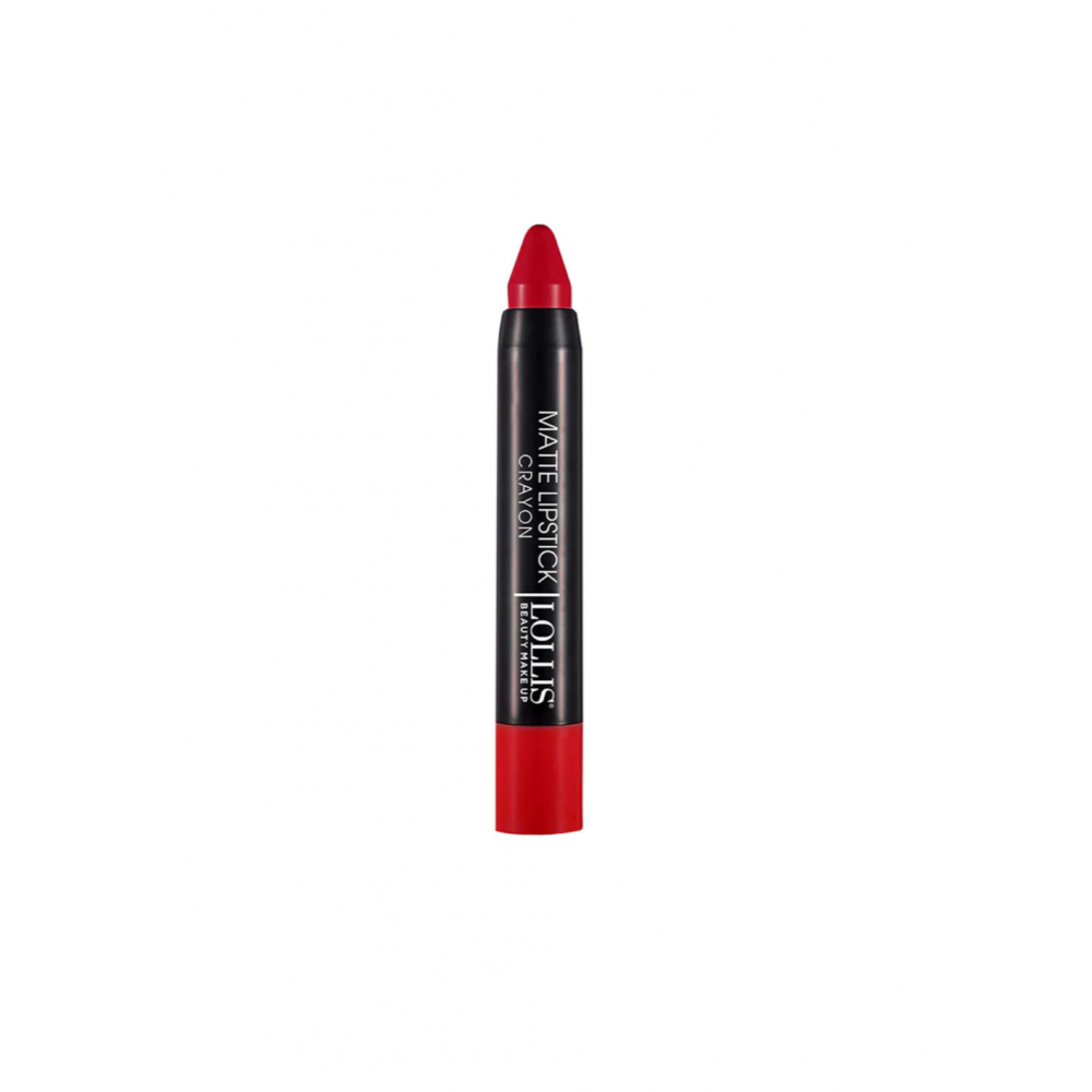 Lollis – Matte Lipstick Crayon 06 Guardsman Red 3 g