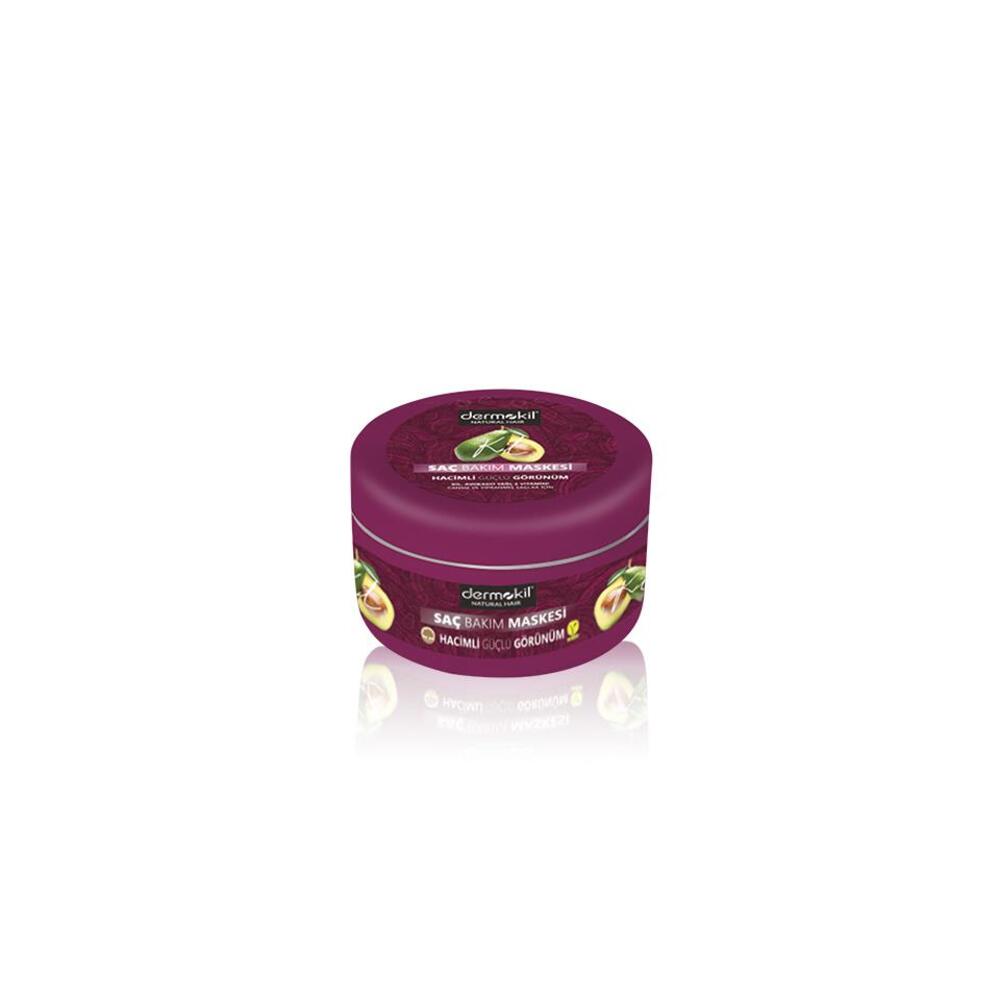 Dermokil - Vegan Μάσκα Περιποίησης Μαλλιών με Άργιλο, Αβοκάντο και Βιταμίνη Ε 300 ml
