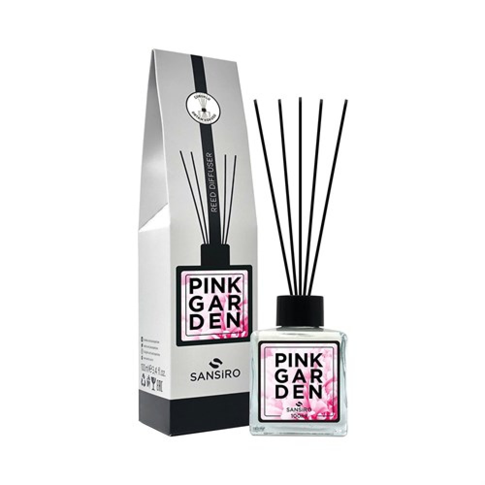SANSIRO - Αρωματικό χώρου με sticks Pink Garden 100 ML