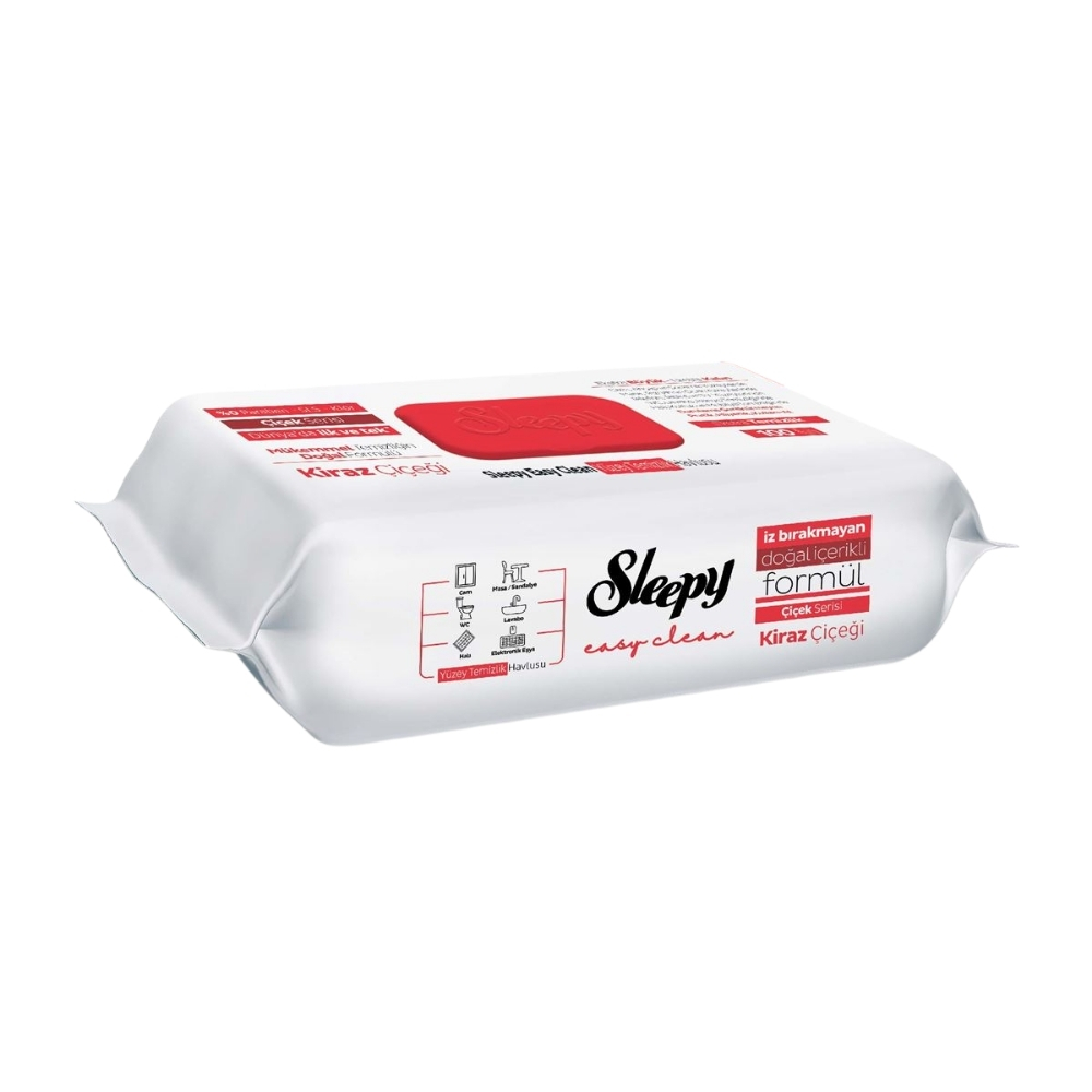 SLEEPY - ΜΑΝΤΗΛΑΚΙΑ ΚΑΘΑΡΙΣΜΟΥ ΕΠΙΦΑΝΕΙΩΝ ΓΕΝΙΚΗΣ ΧΡΗΣΕΩΣ CHERRY BLOSSOM 100 ΤΜΧ