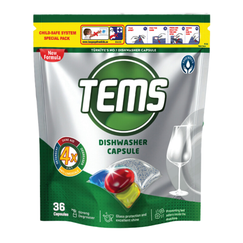 TEMS - ΤΑΜΠΛΕΤΕΣ ΓΙΑ ΤΟ ΠΛΥΝΤΗΡΙΟ ΠΙΑΤΩΝ 36 ΤΕΜΑΧΙΩΝ