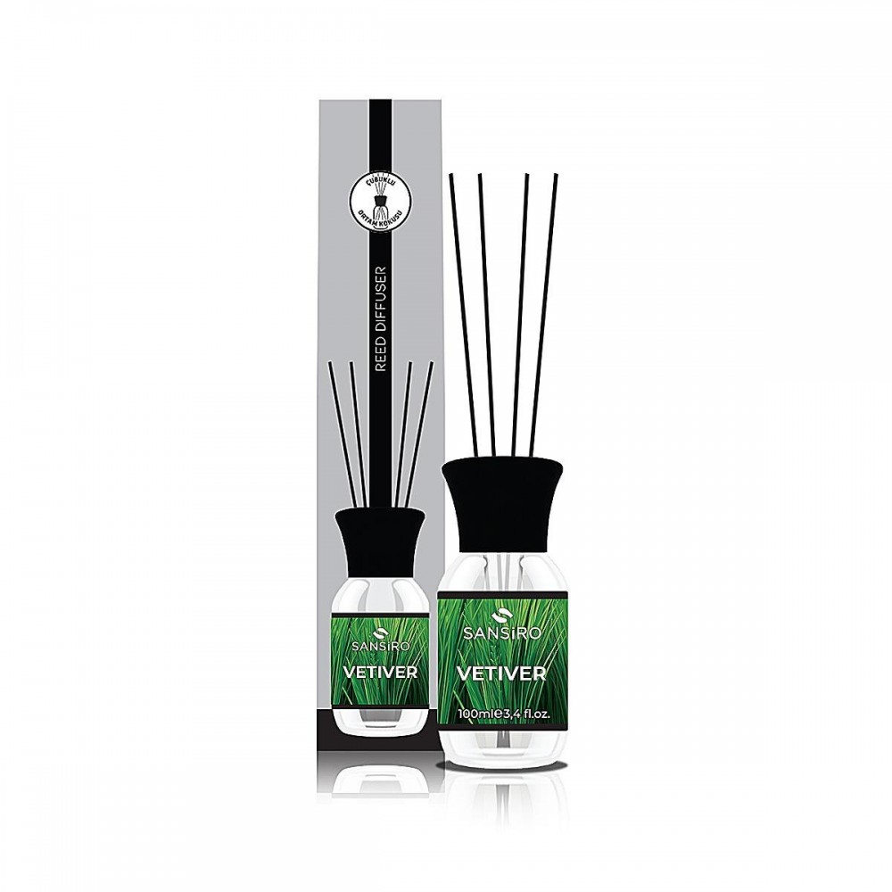 SANSIRO - Αρωματικό χώρου με sticks Vetiver 100 ML