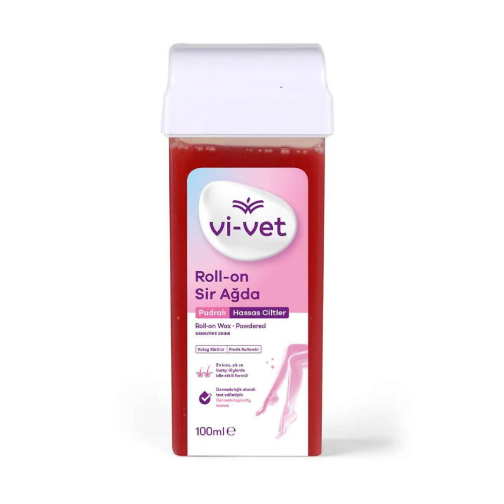 VI-VET Κερί Αποτρίχωσης σε Roll On ΠΟΥΔΡΑ 100 ML