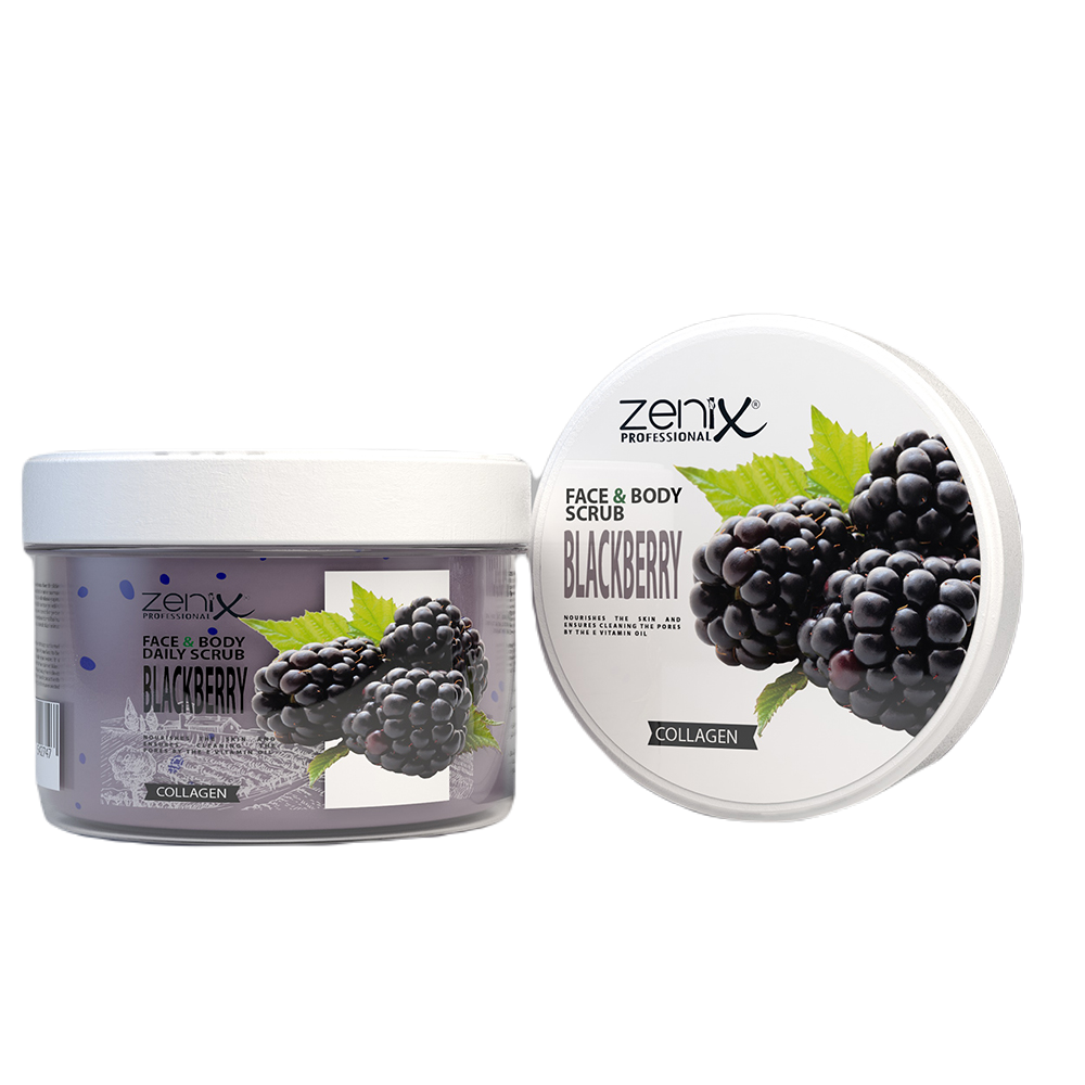 Zenix Face&Body Daily Scrub Blackberry 275ml