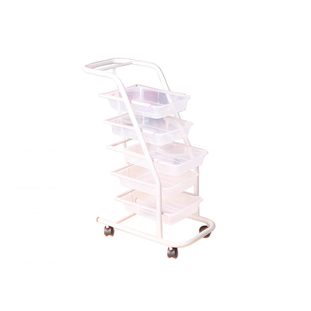 Βοηθός Τρόλεϊ΅ Κομμωτηρίου 5 Συρτάρια MYC-8001